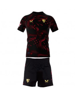 Sevilla Replika Tredje Kläder Barn 2024-25 Kortärmad (+ byxor)